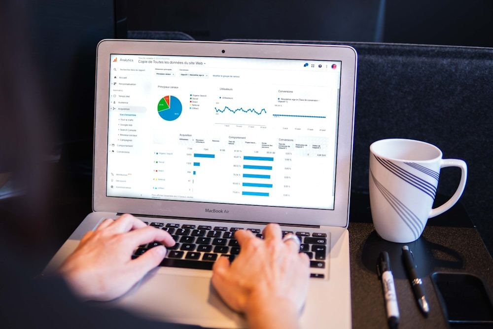 Reviewing organic search performance on screen